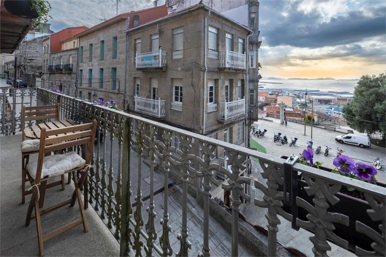 Refugio De Paz Y Encanto En El Corazon De Vigo Con Vistas Al Mar ภายนอก รูปภาพ